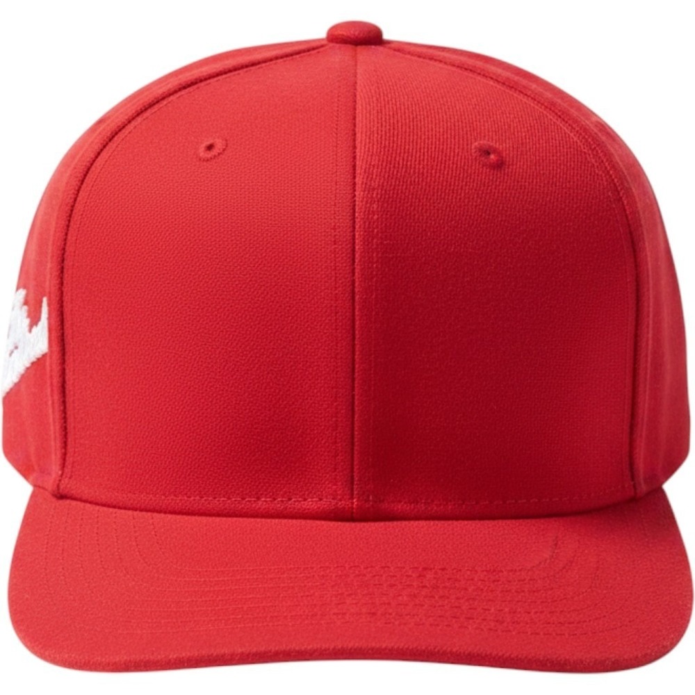 The Hundreds Red Wool Blend Snapback Hat Huge 1980 Embroidery One Size New